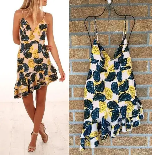 C/MEO COLLECTIVE C/meo temptation blush paisley mini dress medium