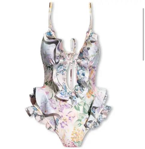 Zimmermann frill swimsuit. S-M