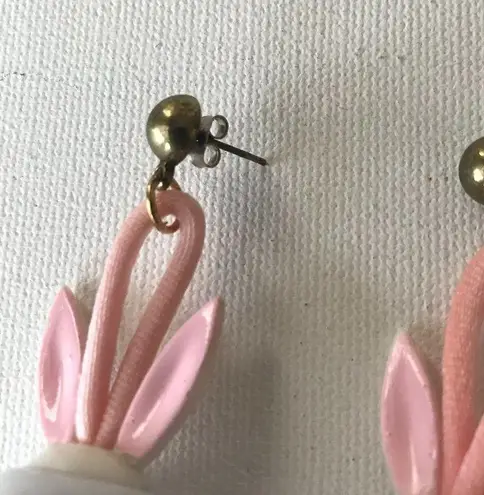 Bunny Rabbit Earrings Posts Vintage Easter