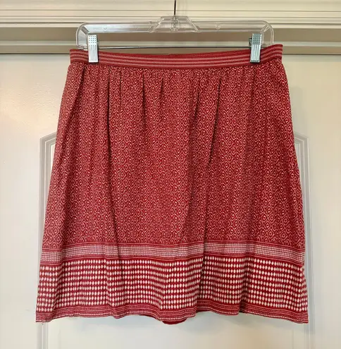 Old Navy - Adorable Burnt Red And White Linen Skirt - Perfect Condition 🤍