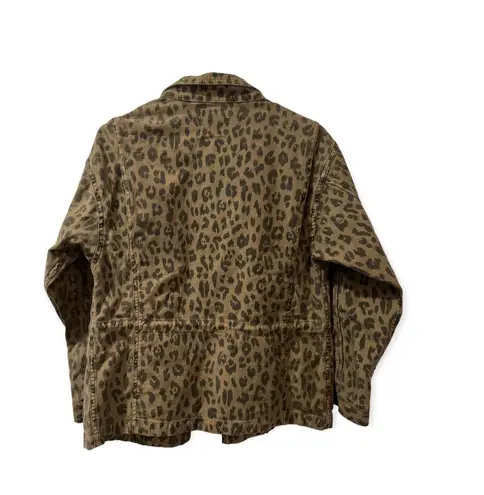 Frame Spring Cheetah Service Cargo Jacket Animal Print