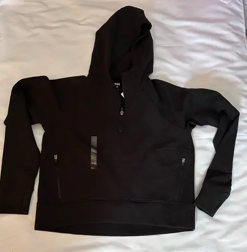 DSG Women's Sport 1/4 Zip Black Hoodie Size Mediium NWTs Size M