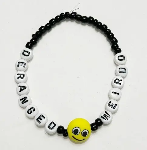 Tour Friendship Bracelet Deranged Weirdos TTPD Black