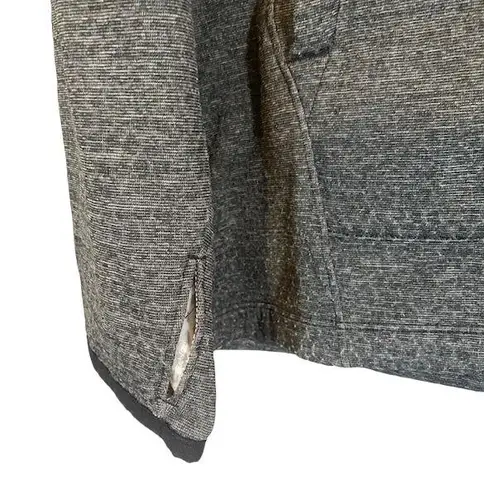 Mountain Hardwear Mountain Hard Wear Gray Hooded Pullover Quarter Zip Sweatshirt Women Sz XXL