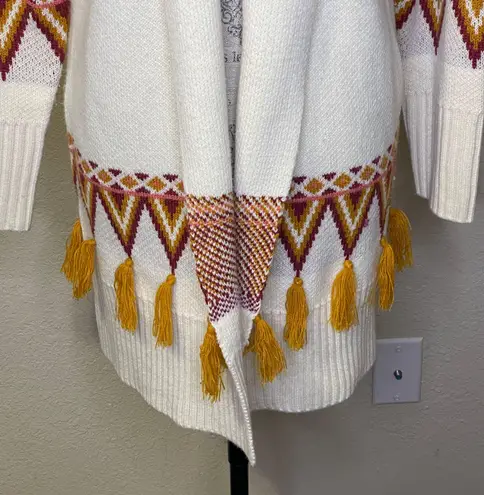 Matilda Jane Moments With You Gingersnap Cardigan Sweater Cream Gold Orange Small