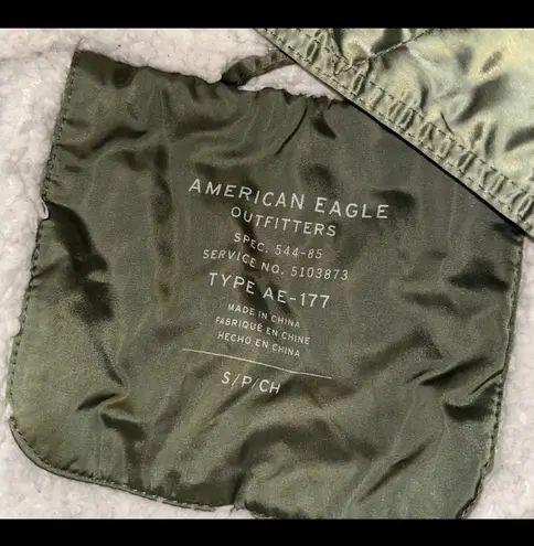 American Eagle Sherpa Puffer Jacket