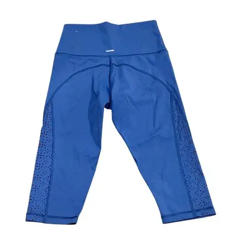 Aerie  Women's Blue High-Waisted Capri Leggings Size M