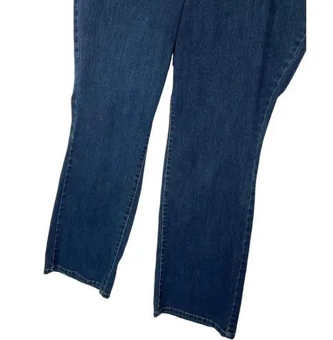 Lane Bryant  Womens 16 Average Distinctly Boot Cut High Rise Denim Blue Jeans