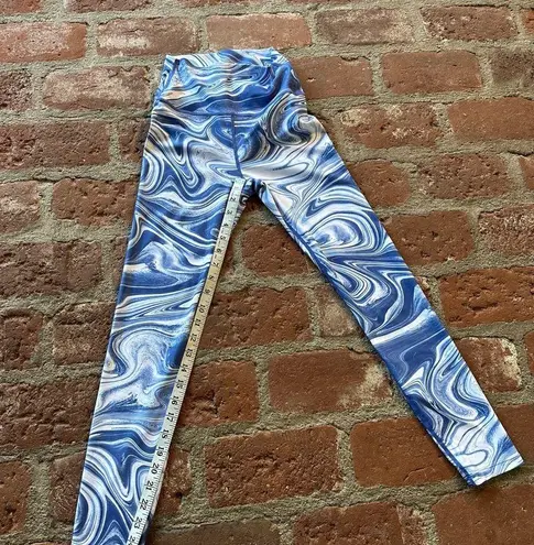 Carbon38 Marble Swirl Blue & White High