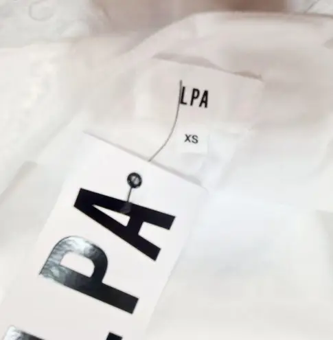 LPA Francesca Eyelet Midi Dress XS