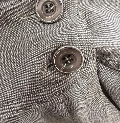 St. John High Waist Belted Tailored Workwear Academia Gray Trousers Sz 8