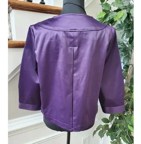 Apt. 9  Purple Long Sleeve Buttons Casual jacket