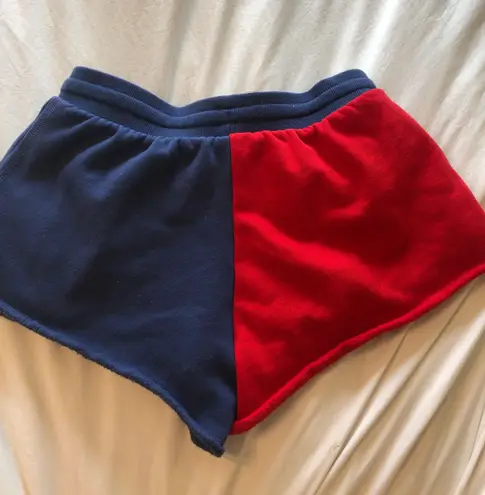 Modern Lux Color Block Shorts With Pockets 