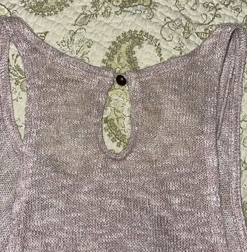 Painted Threads Nordstrom Metallic Knit Tank Top