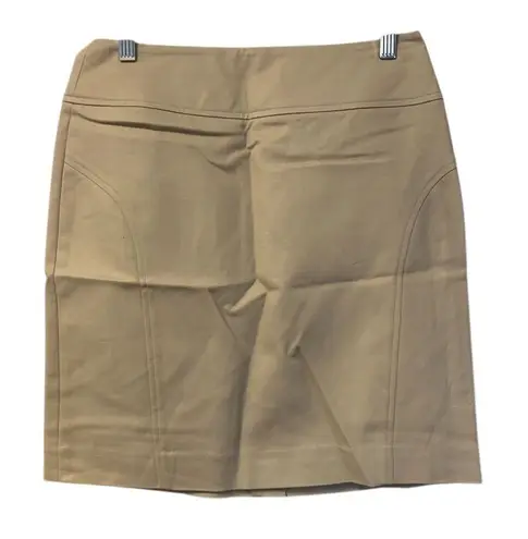 Valerie Bertinelli Women's A-Line Short Skirt Size 2 Beige NWT dead stock