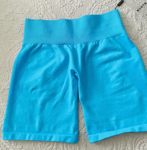 NVGTN Nvtgn Caribbean Blue Contour Shorts