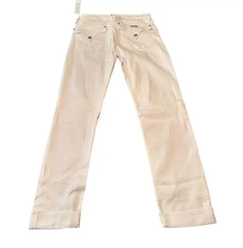 Hudson Women's Bacara Crop Jeans Size 29 White Cropped Denim Pants