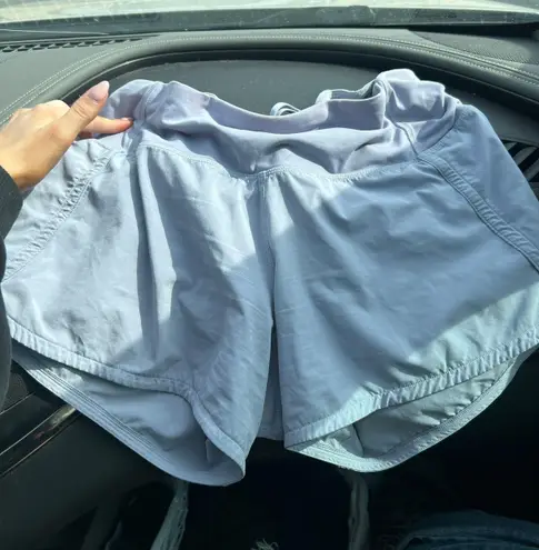 Lululemon Lilac Speed Shorts