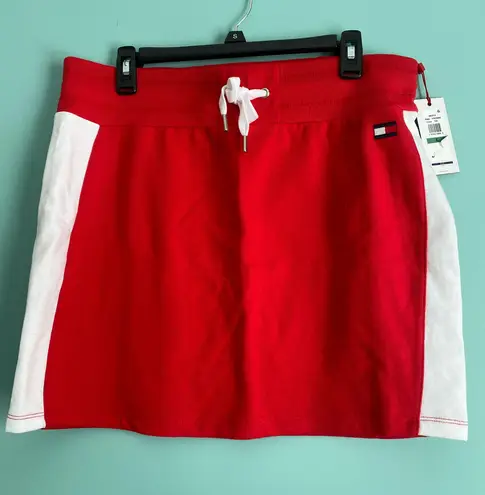 Tommy Hilfiger Red White Workout Skirt