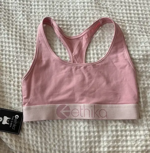 Ethika NWT Dusty Rose Sports Bra