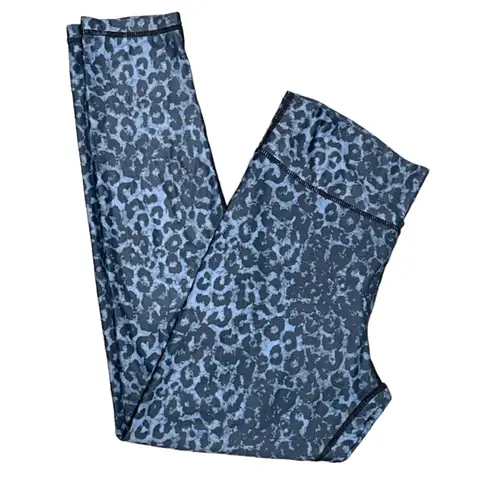 Zyia Stone Leopard Scrunchy Light n Luxe 7/8 24” Leggings 8-10
