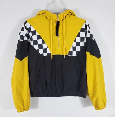Ashley Vintage 90s Black & Yellow Windbracker M. Multiple Size M