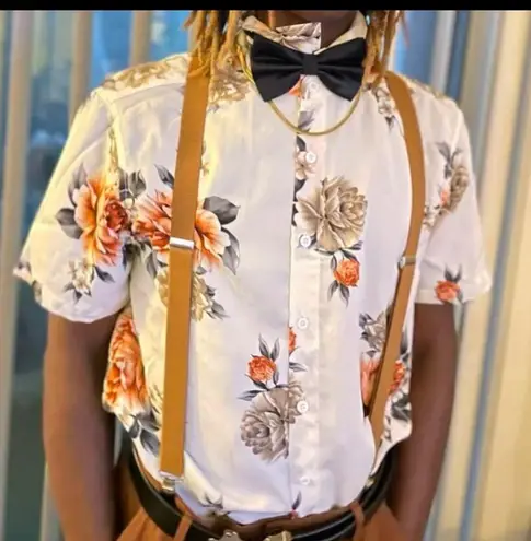 Brown Harness Suspenders Unisex Steampunk