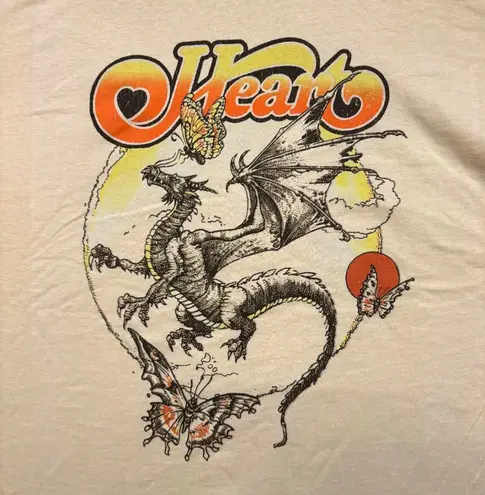 Heart Dog and Butterfly Album Rock Band T-shirt Size 2XL