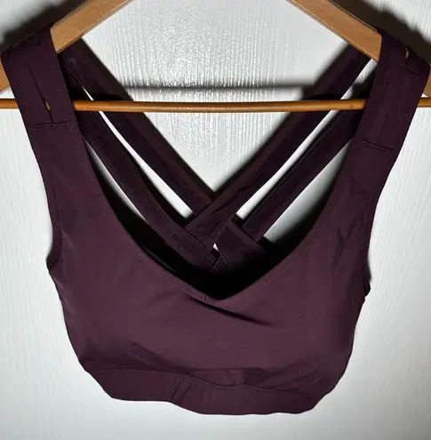 💰3 for $30 💰 Women’s Strappy Merlot Sports Bra (XXL, no brand) Purple
