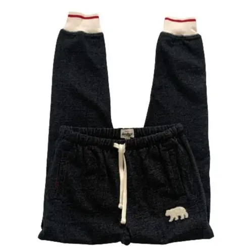Hatley Heritage Joggers Women’s Charcoal Bear Drawstring Pockets Joggers Size XS