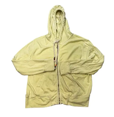 Sundry Full Zip Hoodie - Pigment Pop Lime, Sz Small