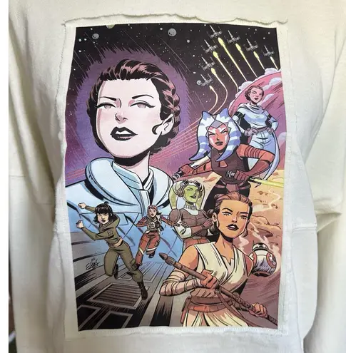 Spirit Jersey Star Wars Women's Small Long Sleeve The Force Is With Us Graphic T