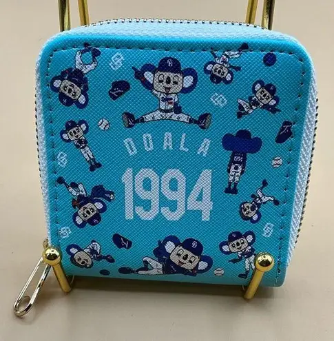 Chunichi Dragons Doala 1994 zip around new Japan wallet Blue
