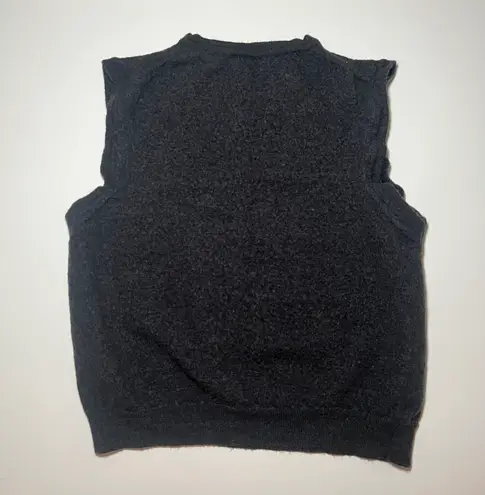 Alfani Gray Sweater Vest I Size Medium I 100% Merino Wool I Made in Italy
