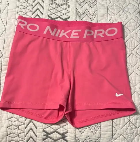 Nike 3” Pro Spandex Shorts Pink