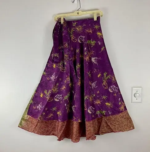 Reversible Maxi Wrap Skirt BINS700