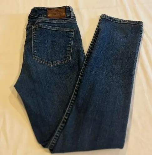 Ralph Lauren LRL Lauren Jeans Co. Classic Straight Leg Denim Jeans Size 2