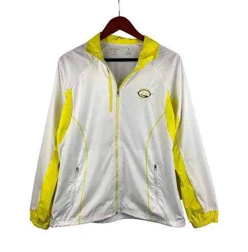 Antigua Womens Desert Dry Jacket M White & Yellow