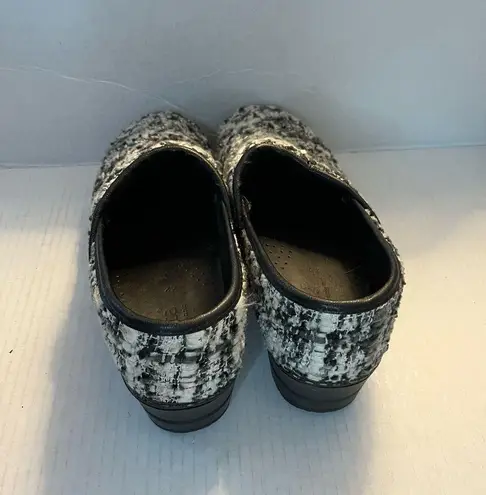 Sanita Clog Women's Professional Tilly Closed Gray Tweed Woven Clog Sz 42 EUC