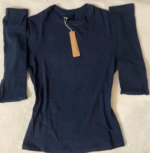 SKIMS Cotton Jersey Long Sleeve T-Shirt M