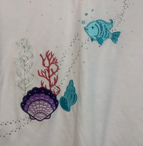 Princess Cruises Ocean Beach Themed White Short Sleeve XXL Shirt. 2185