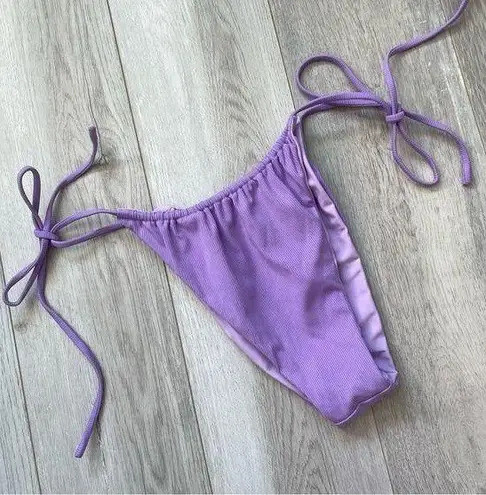 VDM Bikini Bottoms marley reversible womens Purple (large) swim sexy thong beach