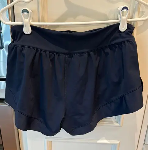 Lululemon Calm Tides Running Shorts Size 8 Navy