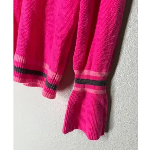 Design History Pink Cashmere Sweater Womens Sz S Flare Sleeve Quiet Luxury