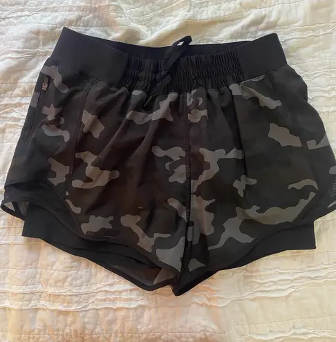 MPG Sport Activewear Camo Black Shorts