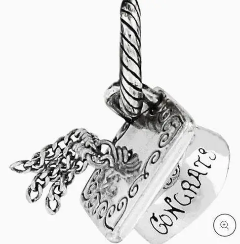 Brighton  graduation cap charm