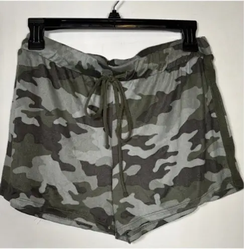 Lucky Brand  Green Camo Lounge Pajama Bundle Shorts & Pants Soft Comfy Size Small thumbnail 1