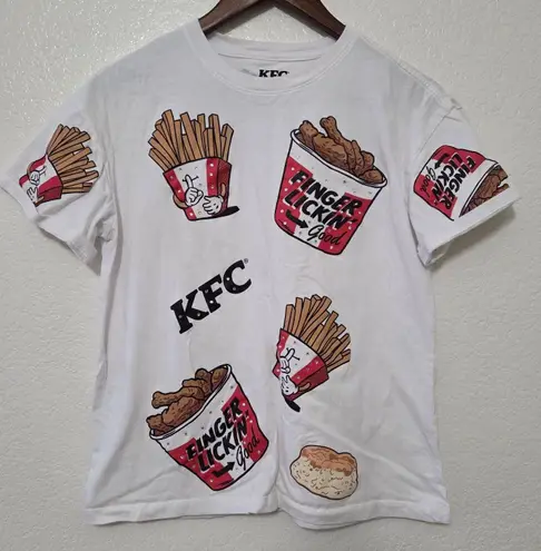 KFC Foods Print Rhinestoned Women's T