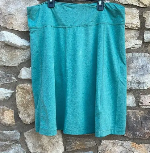 Patagonia  teal blue pencil casual skirt size large