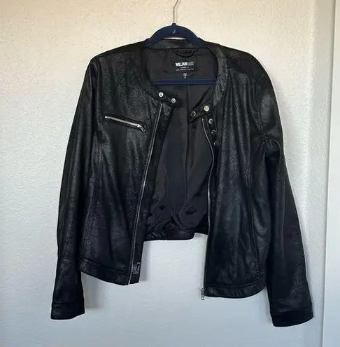 William Rast Faux Leather Jacket | Trendy Moto Style | Women's XL
